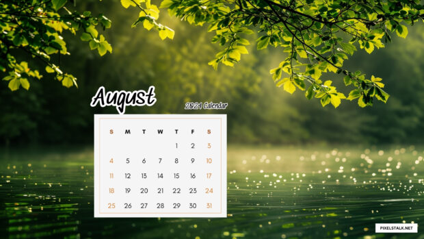 Cool August 2024 Background.