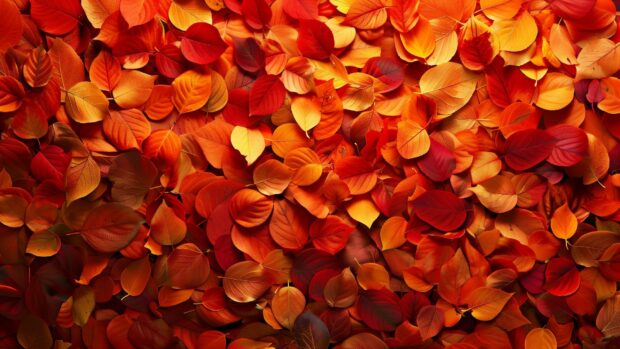 Cool Fall Leaves Background.