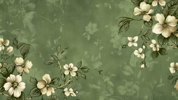 Download free Vintage flower background HD.