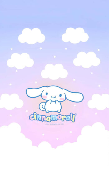 Enjoy a magical adventure with the cutest puppy Cinnamoroll Wallpapert.