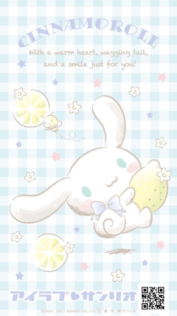 Enjoy a sweet moment with Cinnamoroll iPhone Wallpaper.