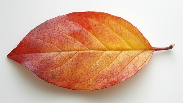 Fall Leaves Digital Wallpaper.