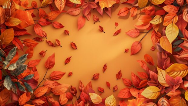 Fall Leaves Wallpaper HD Free download.