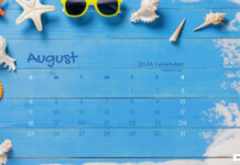 Free Download August 2024 Calendar Wallpaper HD for Desktop.