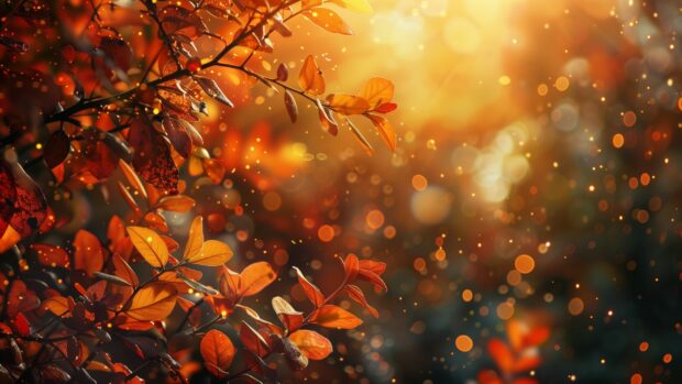Free Download Fall Leaves Wallpaper for Windows.