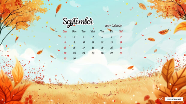 Free Download September 2024 Desktop Fall Background (1).