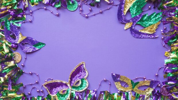 mardi gras aesthetic wallpaper