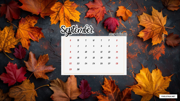 September 2024 Calendar Backgrounds for PC.
