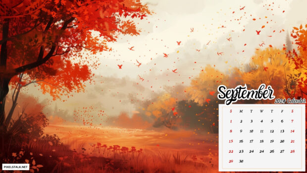 September 2024 Calendar Image.