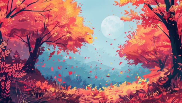 Simple fall scenery backgrounds.