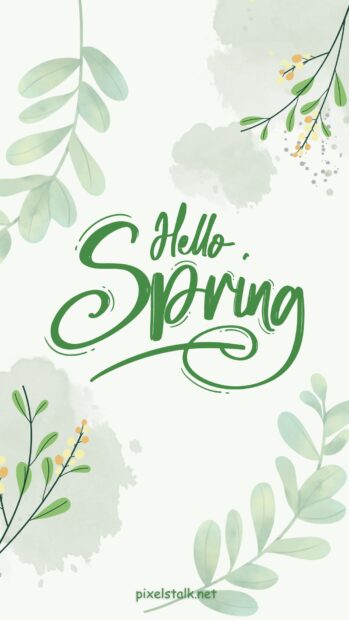 Spring Backgrounds Greeting Card.