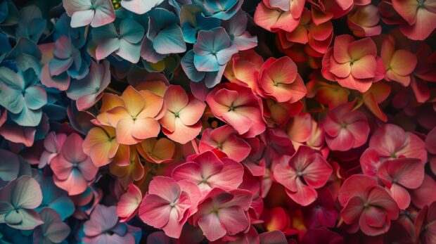 Summer Flower Hydrangeas wallpaper HD.